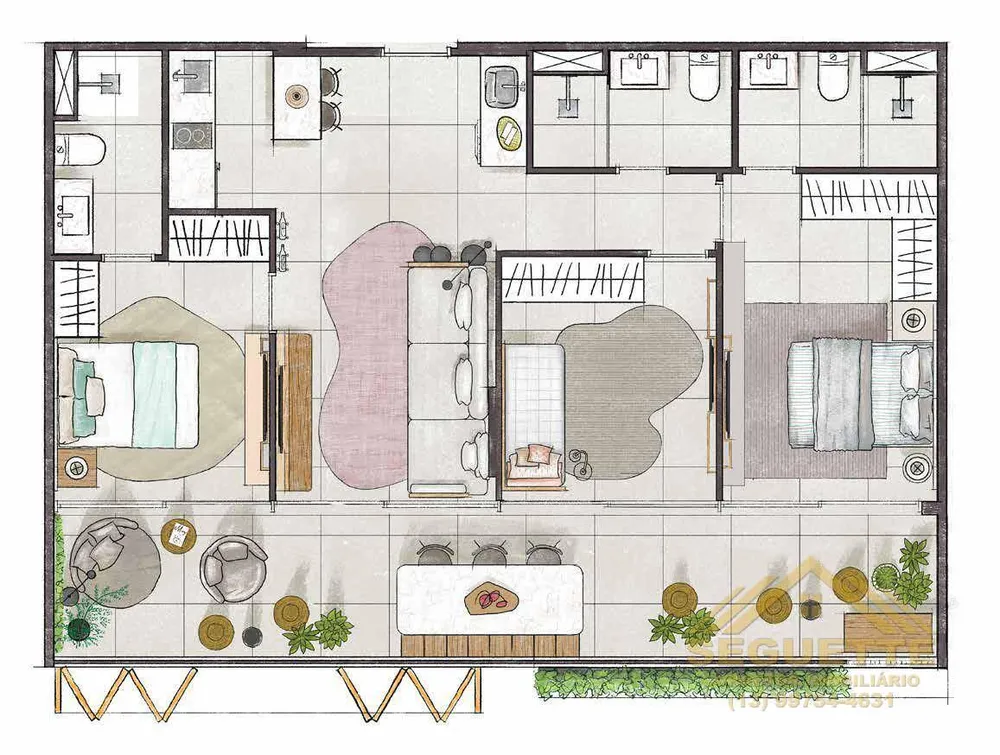 Apartamento, 69234 m² - Foto 9