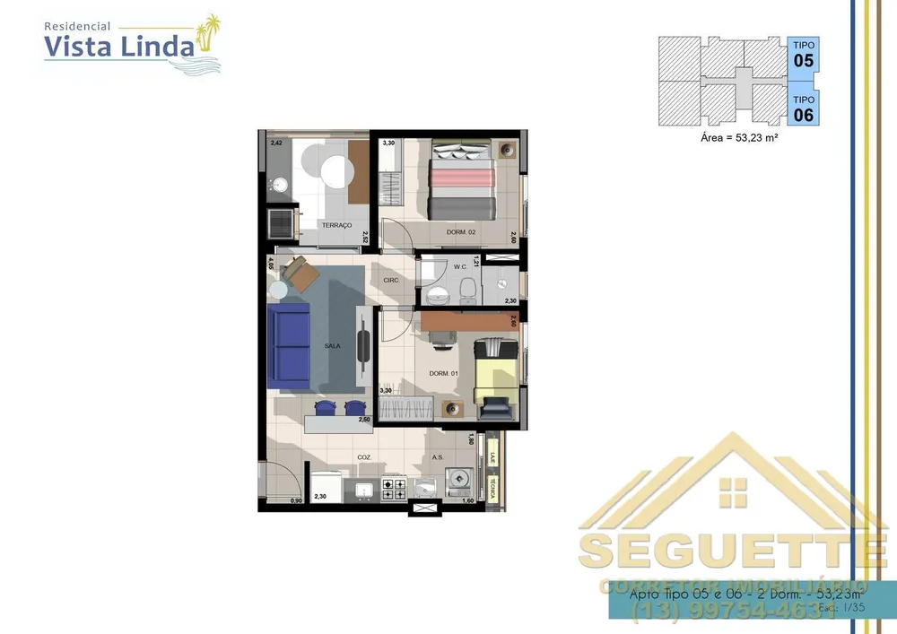 Apartamento, 3 quartos, 21 m² - Foto 6