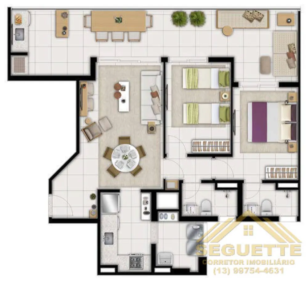 Apartamento, 3 quartos, 97319 m² - Foto 16