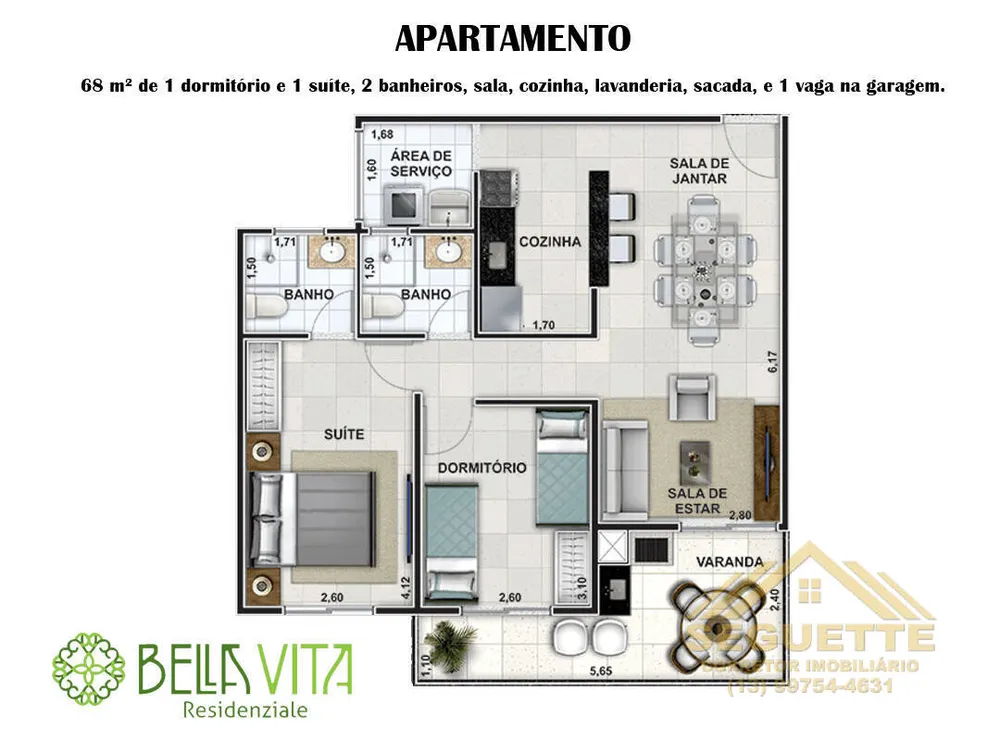 Apartamento, 2 quartos - Foto 14