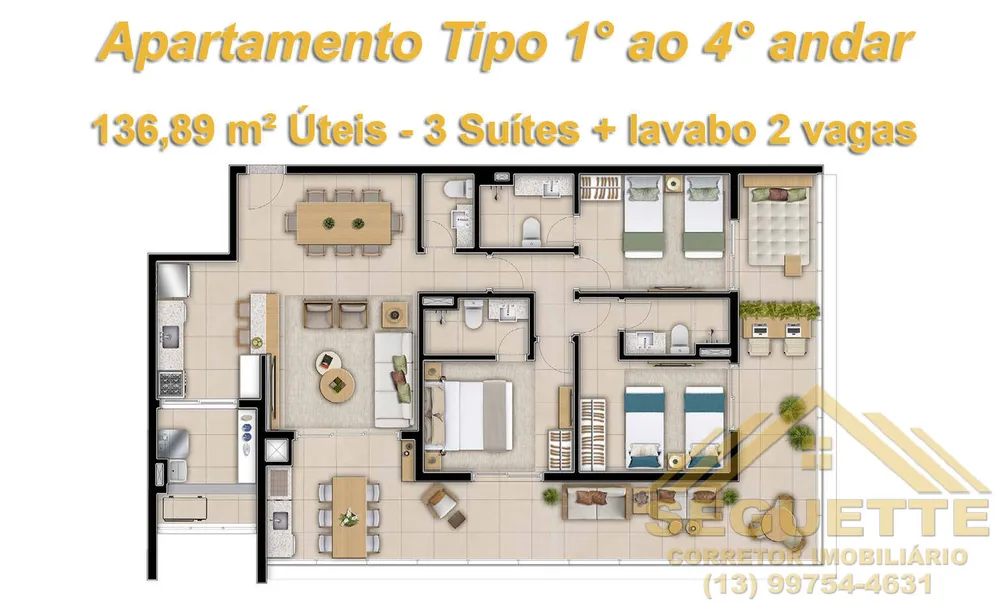 Apartamento, 3 quartos, 102255 m² - Foto 13