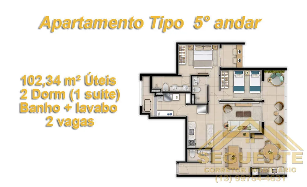Apartamento, 3 quartos, 102255 m² - Foto 15