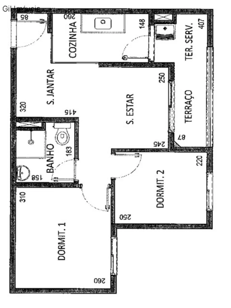 Apartamento à venda com 2 quartos, 42m² - Foto 5