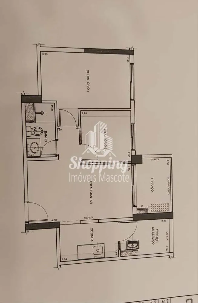 Apartamento, 2 quartos, 50 m² - Foto 2