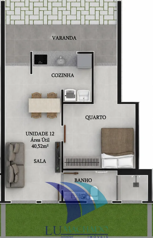 Apartamento, 1 quarto, 41 m² - Foto 5