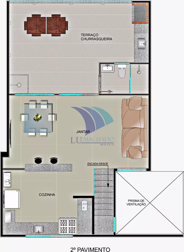 Cobertura, 3 quartos, 140 m² - Foto 4