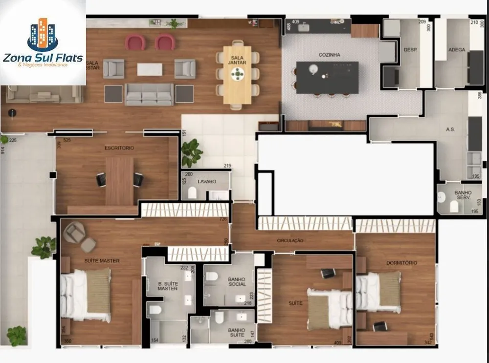Apartamento, 3 quartos, 270 m² - Foto 16