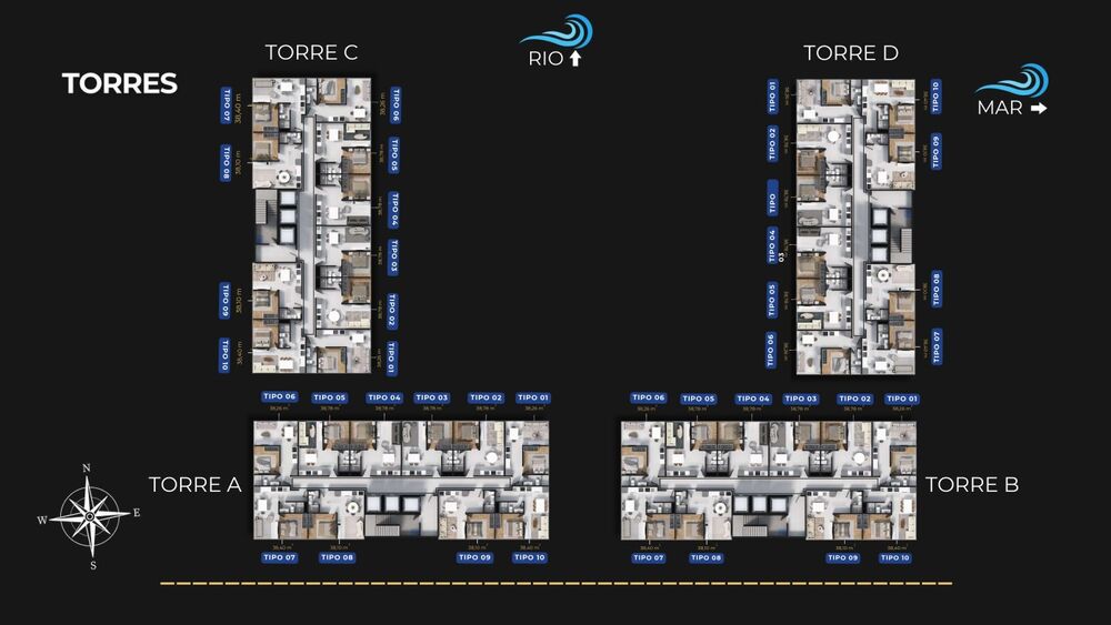 Apartamento à venda com 1 quarto, 38m² - Foto 3