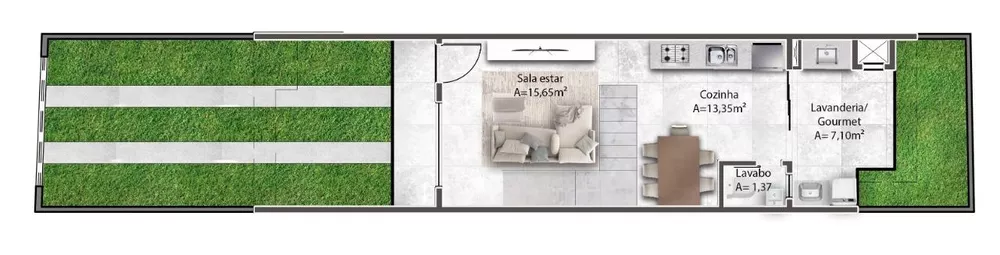 Sobrado, 3 quartos, 108 m² - Foto 4