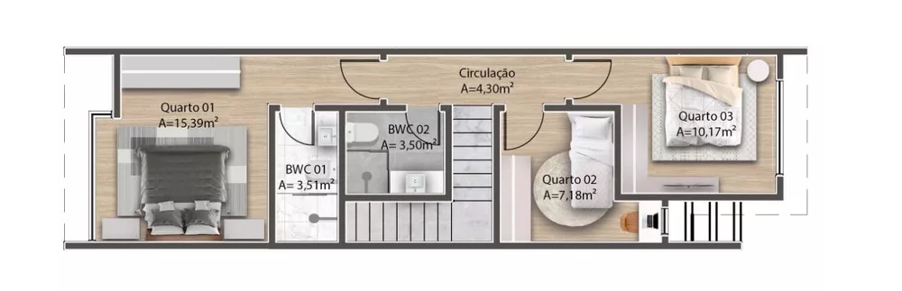 Sobrado, 3 quartos, 108 m² - Foto 6