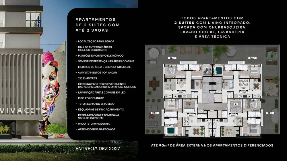 Apartamento, 2 quartos, 72 m² - Foto 3