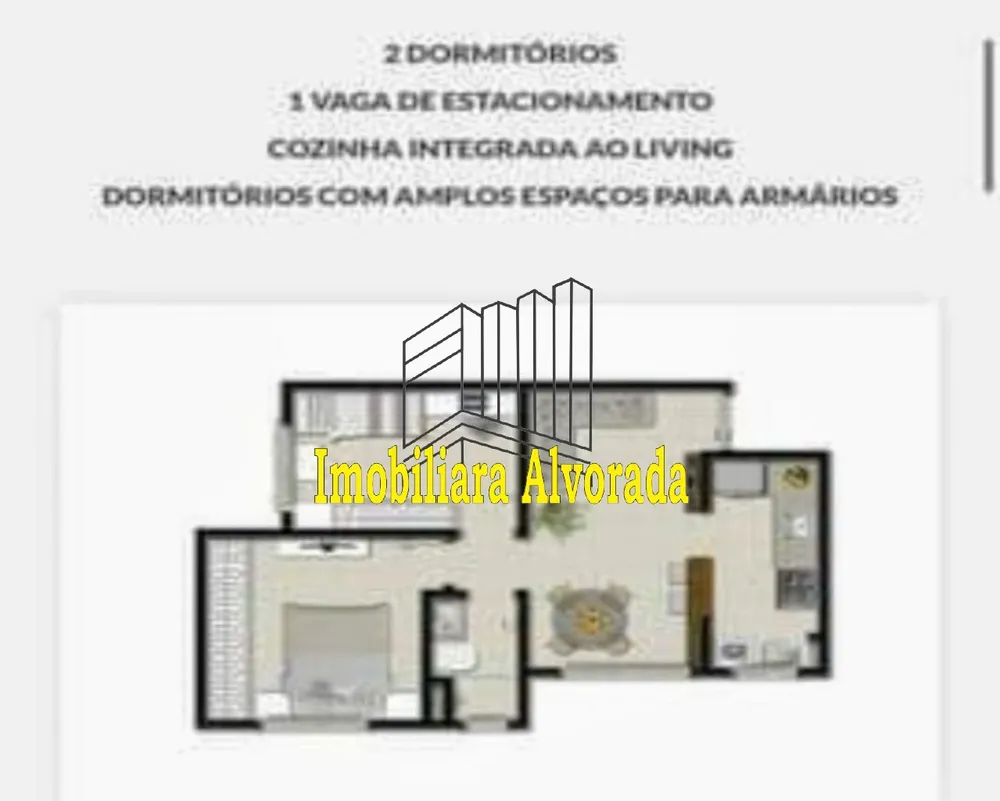 Apartamento, 2 quartos, 48 m² - Foto 3