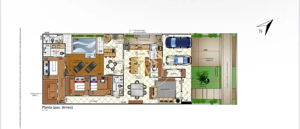 Casa, 3 quartos, 180 m² - Foto 2