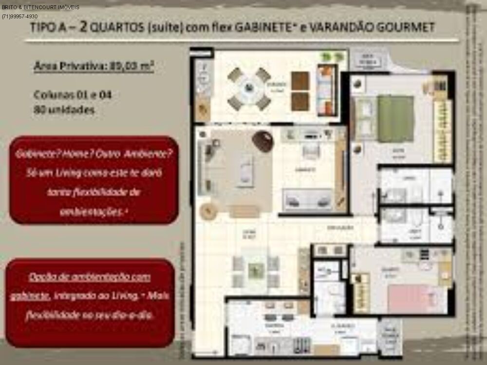Apartamento à venda com 2 quartos, 76m² - Foto 4