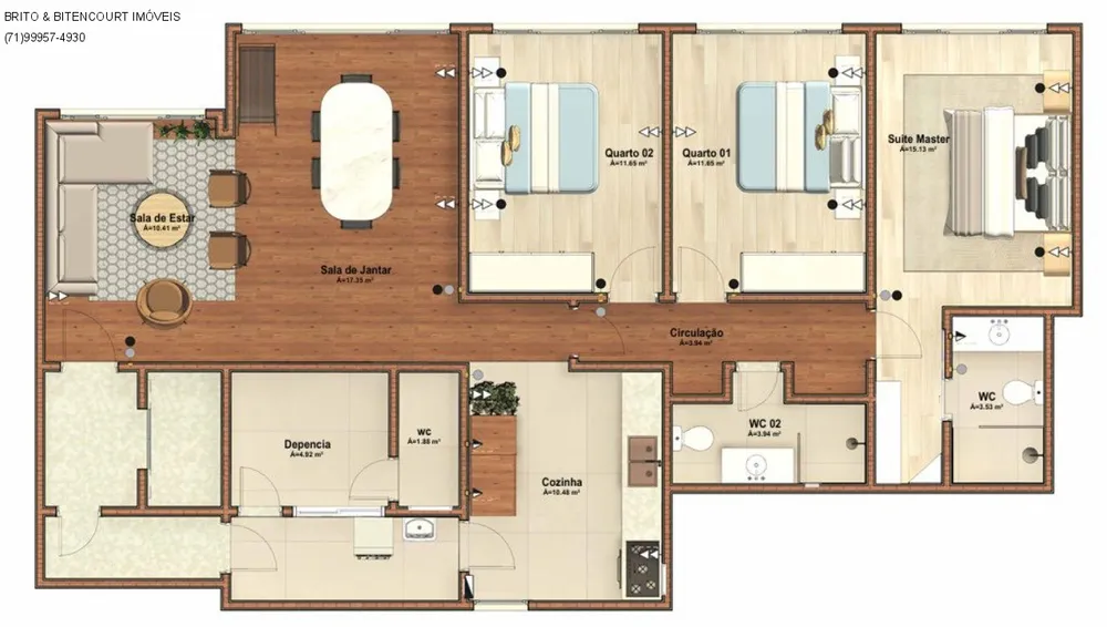 Apartamento, 3 quartos, 117 m² - Foto 11