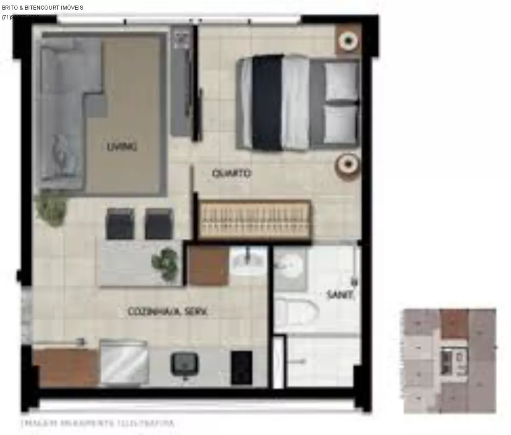 Apartamento, 1 quarto, 29 m² - Foto 13