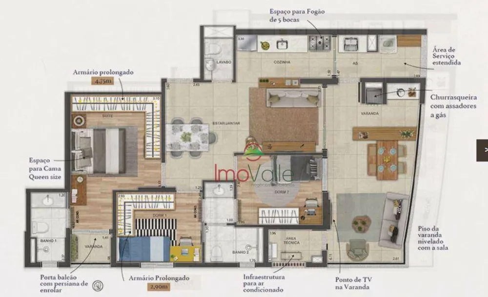 Apartamento, 3 quartos, 93 m² - Foto 6