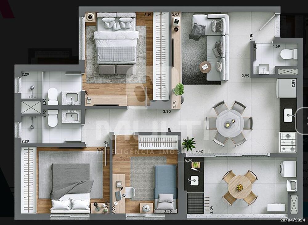 Apartamento, 3 quartos, 81 m² - Foto 13