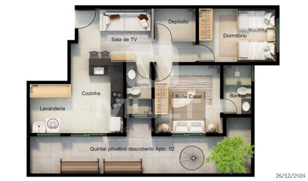 Apartamento, 2 quartos, 48 m² - Foto 12