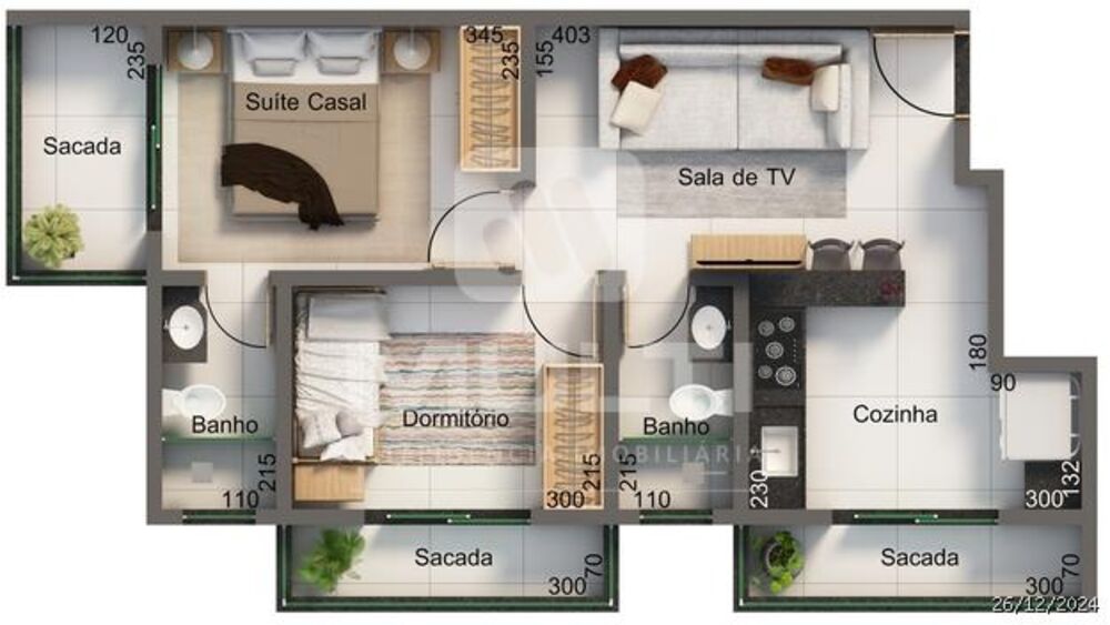 Apartamento, 2 quartos, 48 m² - Foto 9