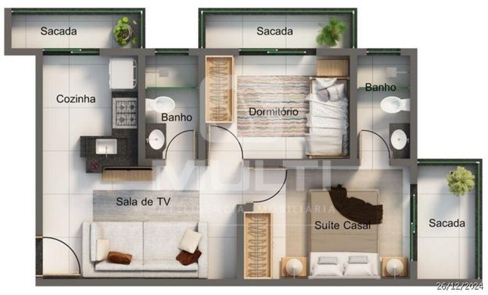 Apartamento, 2 quartos, 48 m² - Foto 11
