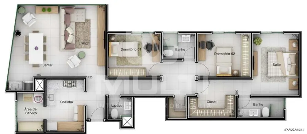Apartamento, 3 quartos, 126 m² - Foto 6
