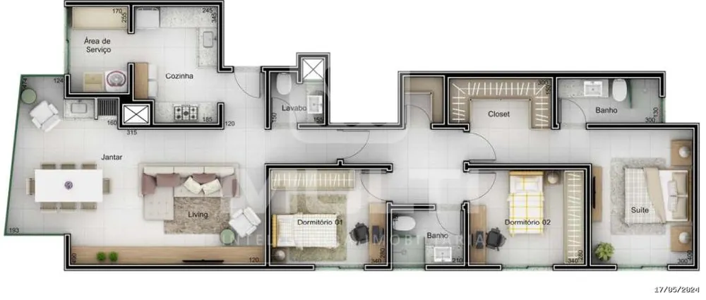 Apartamento, 3 quartos, 126 m² - Foto 7