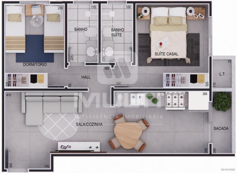 Apartamento, 2 quartos, 47 m² - Foto 3