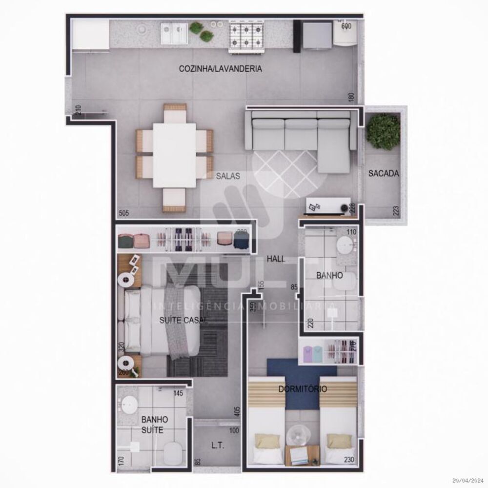 Apartamento, 2 quartos, 47 m² - Foto 9