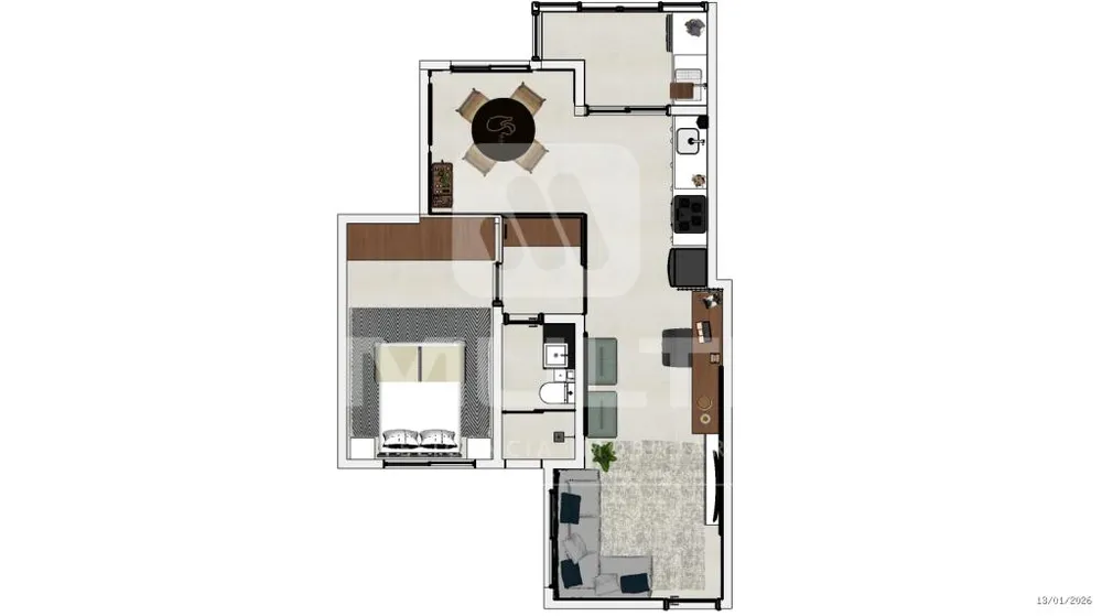 Apartamento, 2 quartos, 51 m² - Foto 10