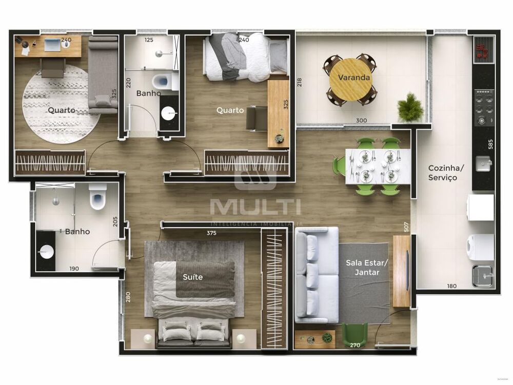 Apartamento, 3 quartos, 76 m² - Foto 12