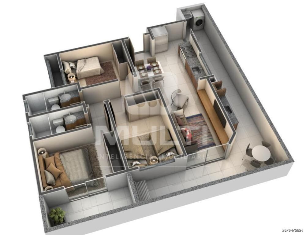 Apartamento, 3 quartos, 83 m² - Foto 1