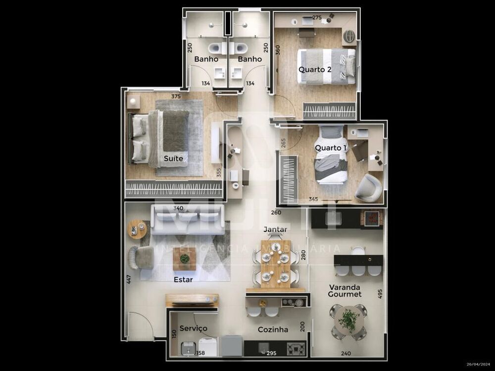 Apartamento, 3 quartos, 95 m² - Foto 8