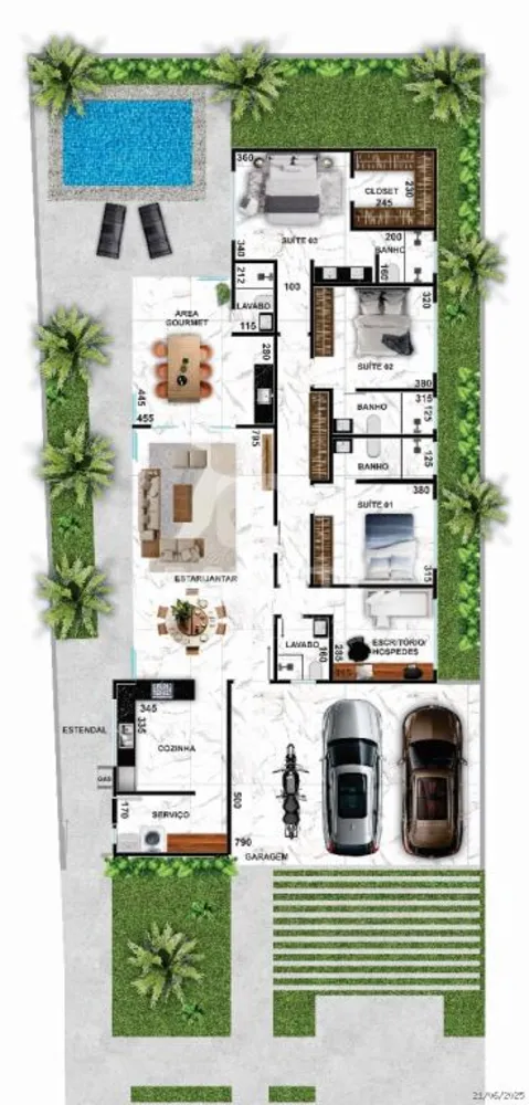 Casa, 3 quartos, 180 m² - Foto 1