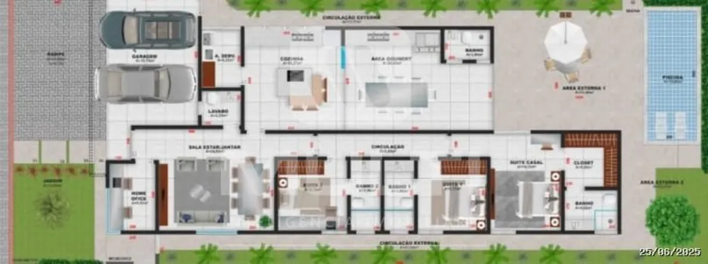 Casa de Condomínio, 3 quartos - Foto 3