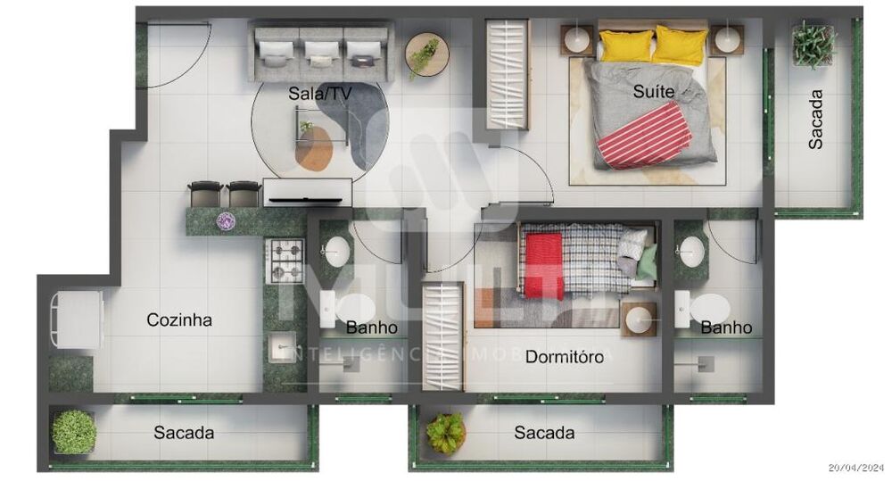 Apartamento, 2 quartos, 48 m² - Foto 6