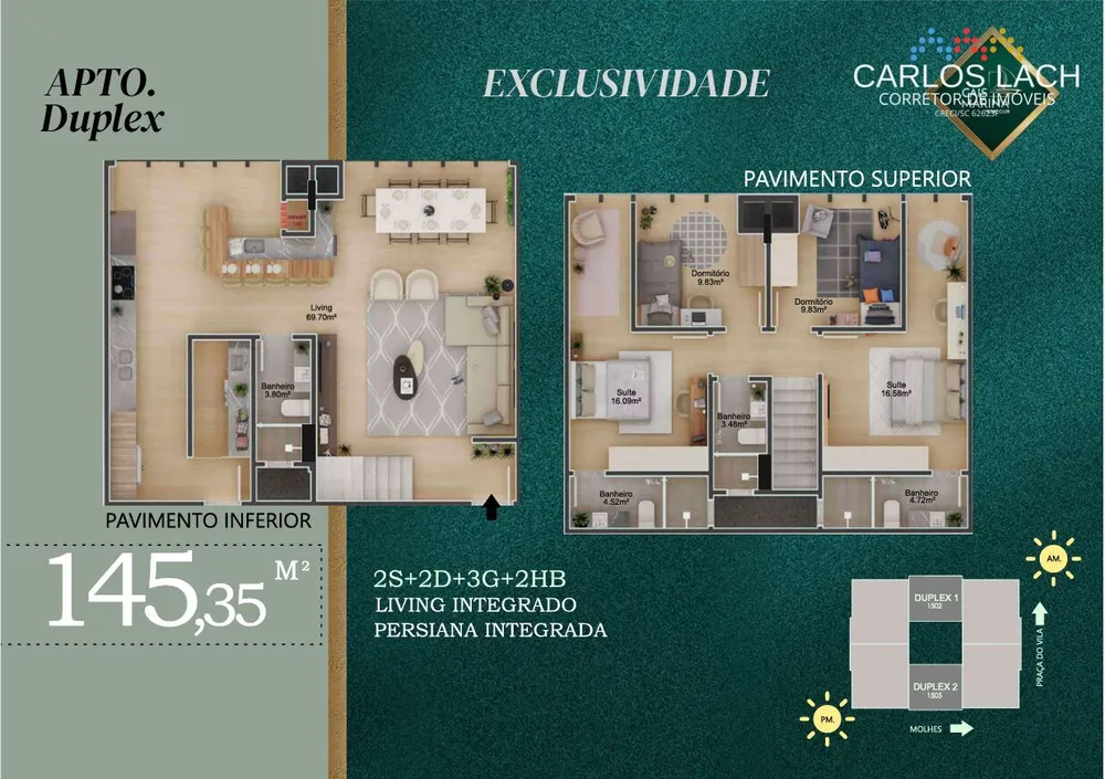 Cobertura, 4 quartos, 145 m² - Foto 12