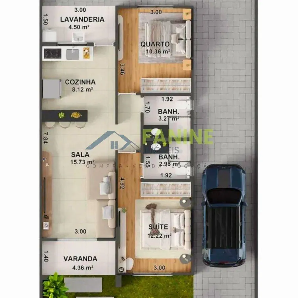 Casa, 2 quartos - Foto 3