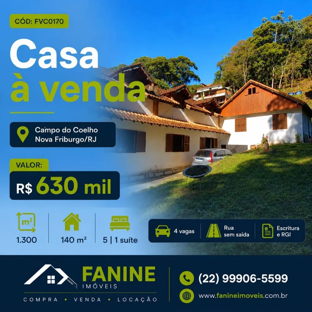 Casa, 5 quartos, 140 m² - Foto 1