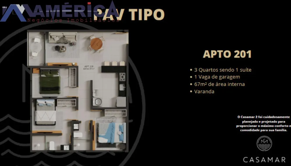 Apartamento, 2 quartos, 54 m² - Foto 6
