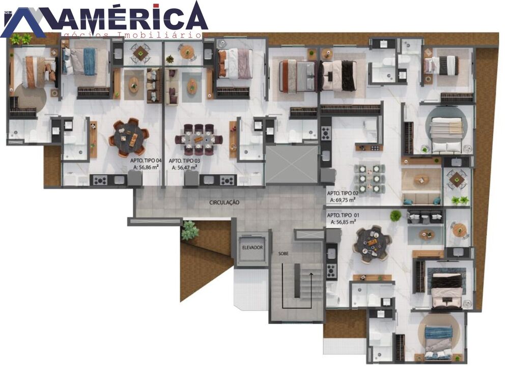 Apartamento, 3 quartos, 69 m² - Foto 8