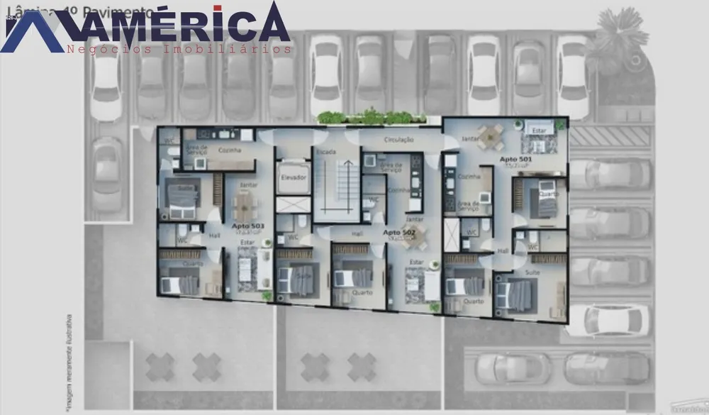 Apartamento, 2 quartos, 53 m² - Foto 3