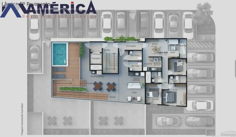 Apartamento, 2 quartos, 53 m² - Foto 4