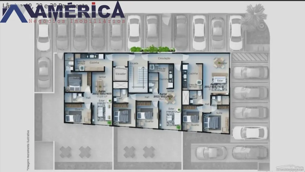 Apartamento, 2 quartos, 53 m² - Foto 2