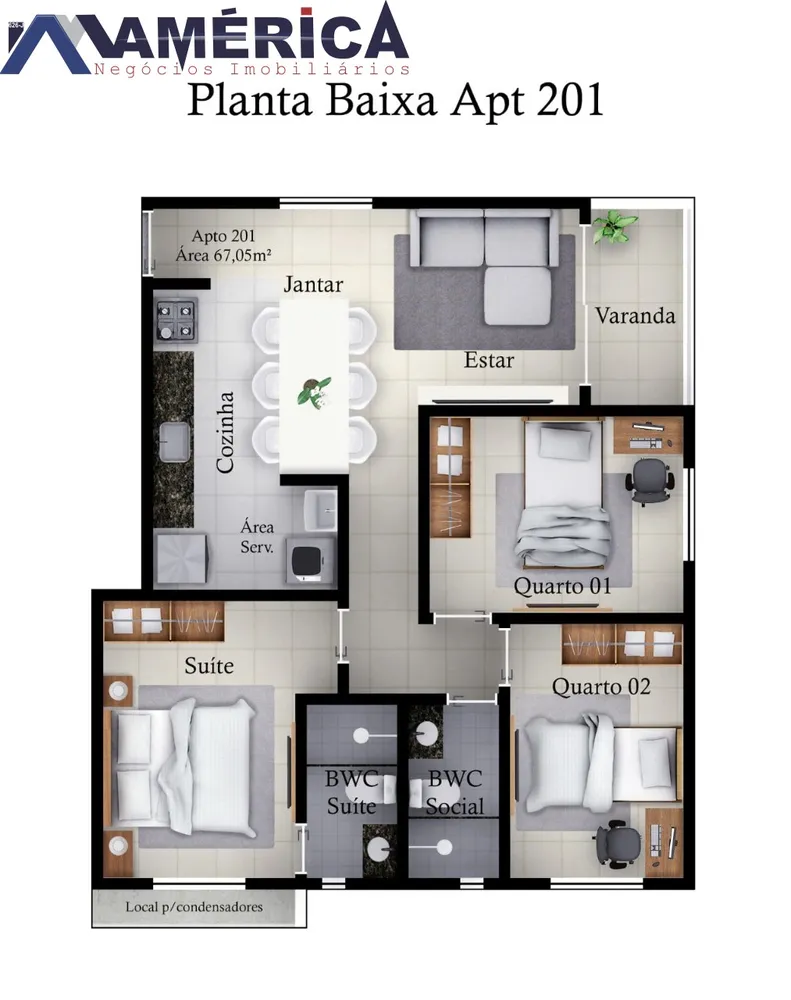 Apartamento, 2 quartos, 66 m² - Foto 4