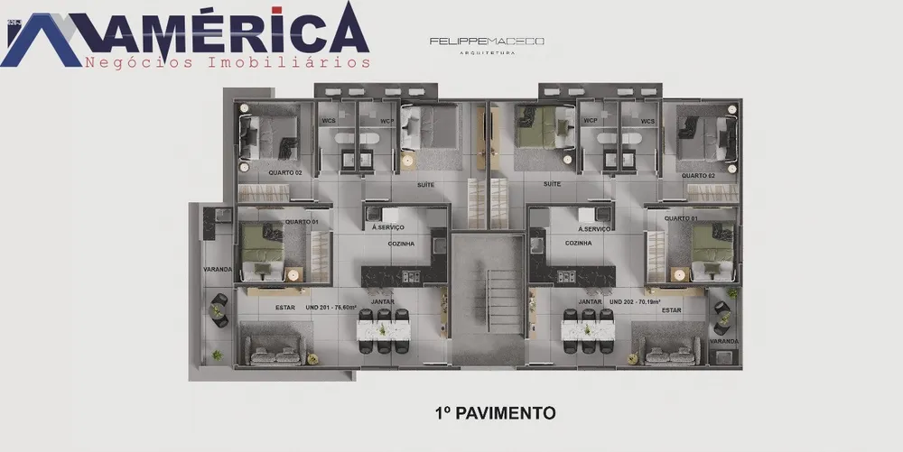 Apartamento, 3 quartos, 70 m² - Foto 12