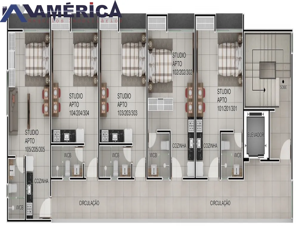 Apartamento, 1 quarto, 23 m² - Foto 12