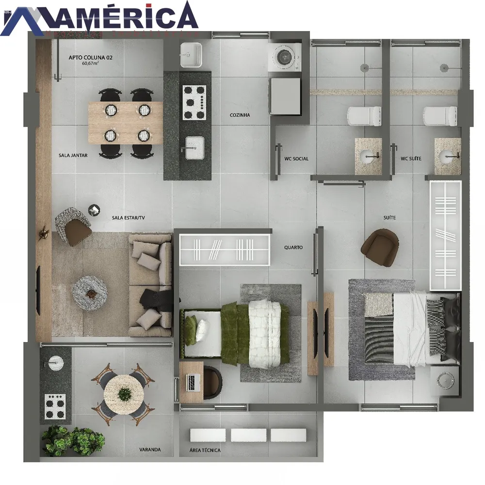 Apartamento, 3 quartos, 85 m² - Foto 5