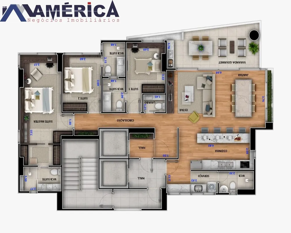 Apartamento, 3 quartos, 145 m² - Foto 17