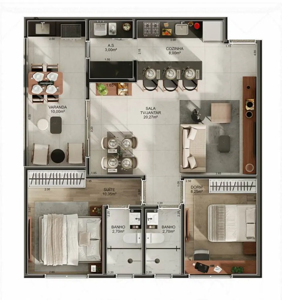 Apartamento, 2 quartos, 73 m² - Foto 13